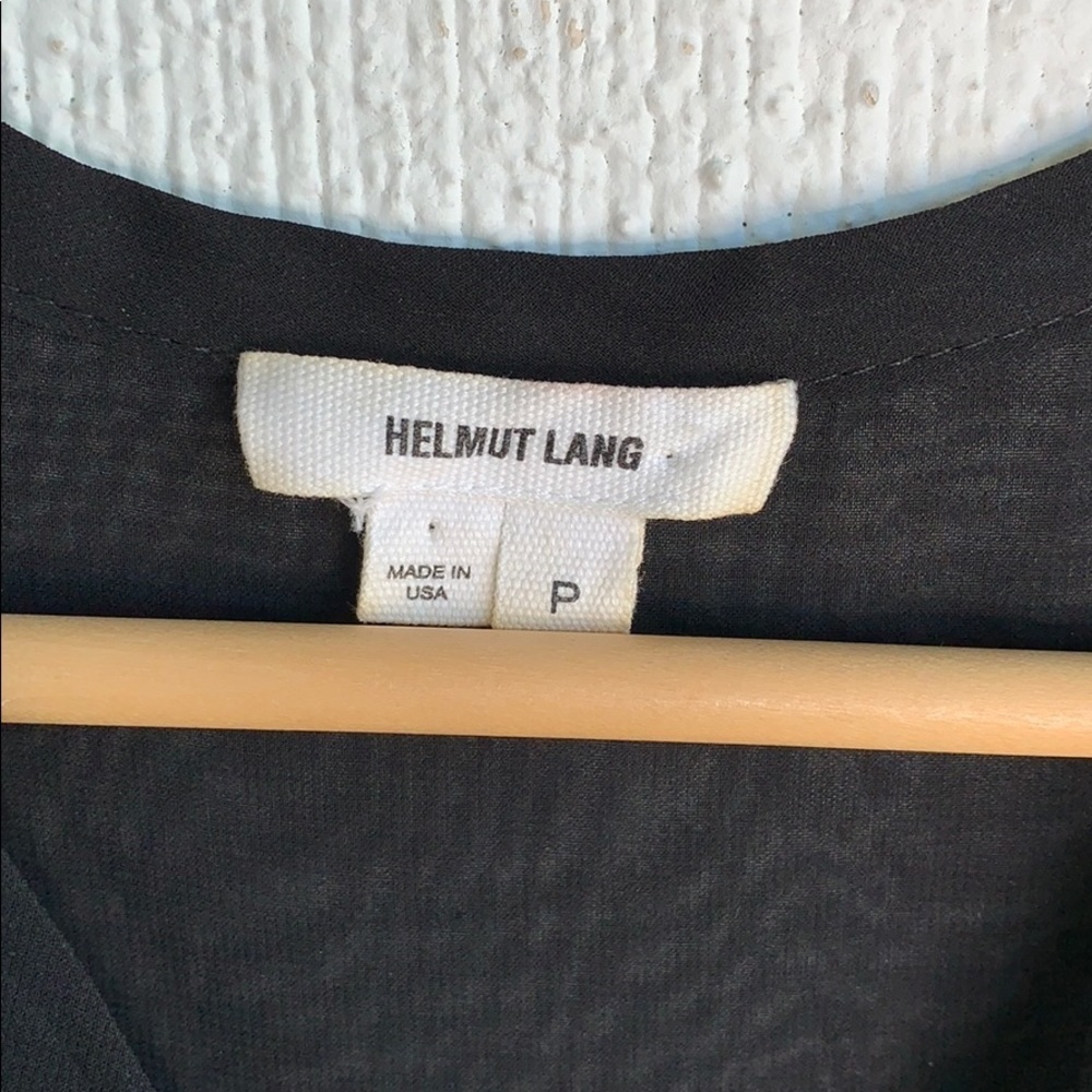 Helmut Lang Sleeveless Sheer Button Up Red Tank - image 6